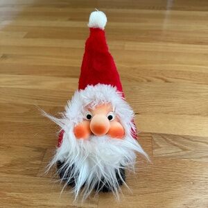Rennoc Corporation 1984 Rubber Faced Plush Santa Gnome Vintage